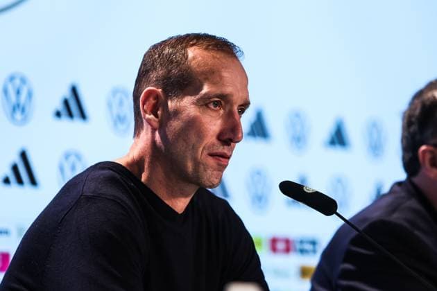 Sport, Football, UEFA European Qualifiers World Cup Qualifiers Europe Group A 7 Matchday Germany Luxembourg 10 10 2025, PreZero Arena Jeff Strasser Coach Luxembourg Sinsheim PreZero Arena Baden Württemberg Germany