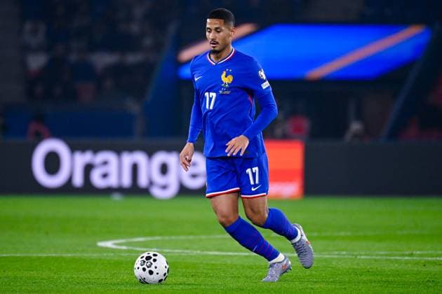FOOTBALL : France vs Azerbaidjan - Paris - 10 10 2025 William Saliba ( 17 - France ) during the European Qualifying round match between France and Azerbaijan at Parc des Princes on October 10, 2025 in Paris, France. ( Photo by Federico Pestellini PsnewZ ) - Parc des PrincesFrance  Copyright: xFedericoxPestellinix