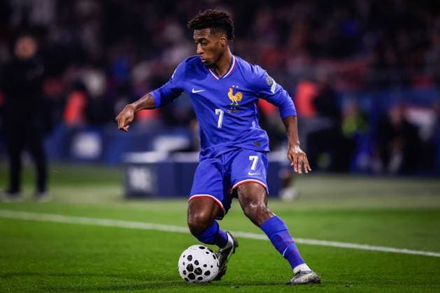 October 10, 2025, Paris, France, France: Kingsley COMAN of France during the FIFA World Cup, WM, Weltmeisterschaft, Fussball Qualification 2026 Group D match between France and Azerbaijan at Parc des Princes stadium on October 10, 2025 in Paris, France. Paris France - ZUMAm308 20251010_zsp_m308_007 Copyright: xMatthieuxMirvillex