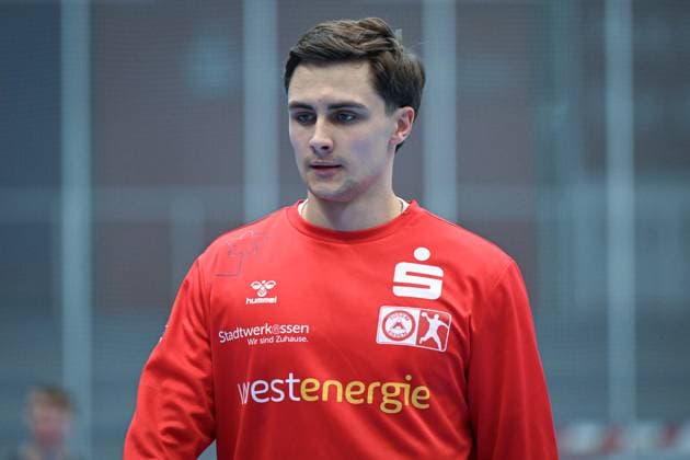 Germany, Handball, 2 Bundesliga, 7 Matchday, 2025 2026, TuSEM Essen vs TV Großwallstadt, 10 10 2025, Sporthalle Am Hallo, Essen, Germany, Jan Reimer TuSEM Essen, 20 Copyright: xMarkusxVerwimpx