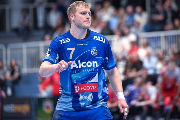 Germany, Handball, 2 Bundesliga, 7 Matchday, 2025 2026, TuSEM Essen vs TV Großwallstadt, 10 10 2025, Sporthalle Am Hallo, Essen, Germany, Patrick Gempp TV Großwallstadt, 7 Copyright: xMarkusxVerwimpx