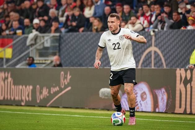 Soccer FIFA World Cup Qualification Europe 2025 26, 7 Matchday Germany vs. Luxembourg PreZero Arena Sinsheim David Raum Germany, 22 Sinsheim Baden Württemberg Germany Copyright: xJOERANxSTEINSIEKx