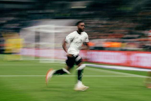 Sinsheim, Germany, October 10th 2025 Ridle Baku ( 7 - Germany) motion blur run during the UEFA European Qualifiers match between Germany vs. Luxemburg at PreZero Arena, in Sinsheim, Germany. (Gabor Baumgarten SPP) Copyright: xGaborxBaumgartenx xSPPx spp-en-GaBaSp-10_10_Germany_Luxemburg_European Qualifiers_Gabor_Baumgarten-09328