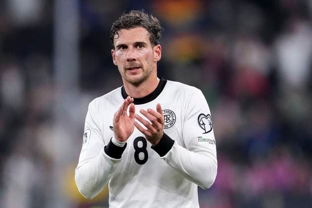 Leon Goretzka Germany, 8 claps his hands, single picture, single photo, action, action, cheering after the final whistle, joy about the victory, winner, winner, cheers, cheering, cheerful, positive, happy, rejoicing, optimistic, 10 10 2025, Sinsheim Germany , football, World Cup qualification, Germany Luxembourg, THE EVENT REGULATES PROHIBIT ANY USE OF PHOTOGRAPHS AS IMAGE SEQUENCES AND OR QUASI VIDEOS xozx