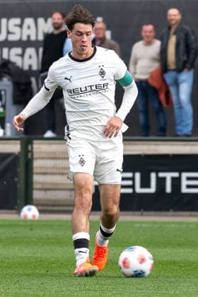 10 10 2025, Football friendly, Borussia Moenchengladbach SC Preussen Muenster, Season 2025 2026, Fohlenplatz at Borussia Park in Moenchengladbach Philipp Sander Borussia Moenchengladbach, 16 on the ball Photo Kirchner Media Thomas Haesler Copyright: xKirchner-Media ThomasxHaeslerx