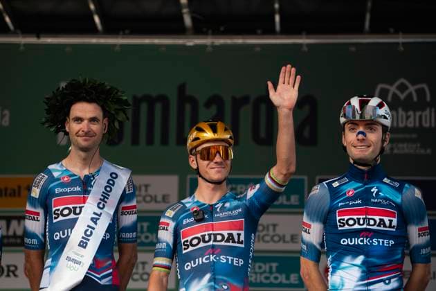 October 11, 2025, Bergamo, Turin, Italy: Il Lombardia 2025, Cycling Classic race. Belgian rider and Olympic champion Remco Evenepoel. Bergamo Italy - ZUMAm214 20251011_zip_m214_001 Copyright: xMatteoxSeccix