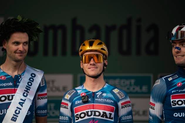 October 11, 2025, Bergamo, Turin, Italy: Il Lombardia 2025, Cycling Classic race. Belgian rider and Olympic champion Remco Evenepoel. Bergamo Italy - ZUMAm214 20251011_zip_m214_006 Copyright: xMatteoxSeccix