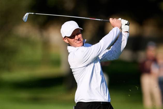 Open de Espa–a presented by Madrid 2025 - Day Three Simon Forsström of Sweden plays his second shoot on the first hole during the Open de Espa–a presented by Madrid 2025 at Club de Campo Villa de Madrid on October 11, 2025, in Madrid, Spain. Madrid Club de Campo Villa de Madrid Madrid Spain RL_OpESP_DPWT_000410 Copyright: xRicardoxLarreinax