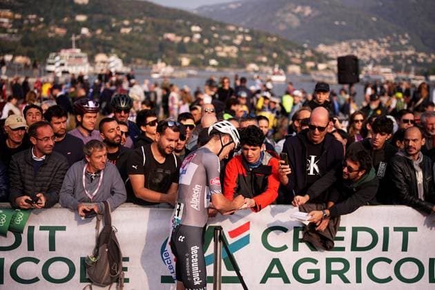 VERGALLITO Luca during the 119th edition of the Il Lombardia, Tour of Lombardy cycling race, a 241 km one day race from Como to Bergamo on October 11, 2025, Italy.  Copyright: xMarcoxAlpozzi LaPressex