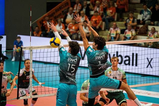 Volleyball, League Cup, FT 1844 Freiburg - SWD Powervolleys Düren