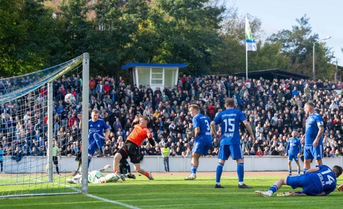 Football, Brandenburg State Cup, FC Strausberg - FC Energie Cottbus