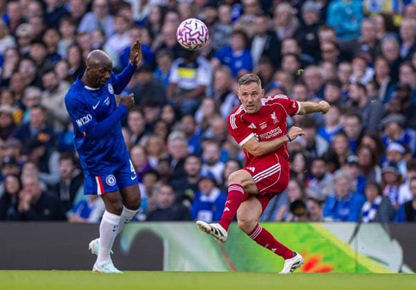Football - LFC Foundation Friendly - Chelsea FC Legends v Liverpool FC Legends LONDON, ENGLAND - Saturday, October 11, 2025: Liverpool s Fabio Aurelio during the LFC Foundation match between Chelsea FC Legends and Liverpool FC Legends at Stamford Bridge. (Photo by David Rawcliffe Propaganda) LONDON Stamford Bridge GREATER LONDON ENGLAND  Copyright: xDavidxRawcliffex P2025-10-11-Chelsea_Legends_Liverpool_Legends-118