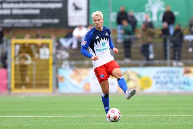 16 Noah Katterbach Hamburger SV U21 Fußball I Herren I Regionalliga Nord I Saison 2025 2026 I 14 Spieltag I Hamburger SV U21 SV Werder Bremen U23 I 11 10 2025 I Stadion Hoheluft
