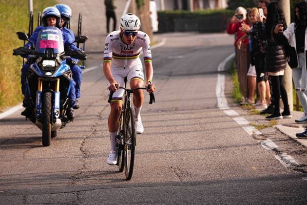POGACAR Tadej during the 119th edition of the Il Lombardia, Tour of Lombardy cycling race, a 241 km one day race from Como to Bergamo on October 11, 2025, Italy.  Copyright: xMarcoxAlpozzi LaPressex