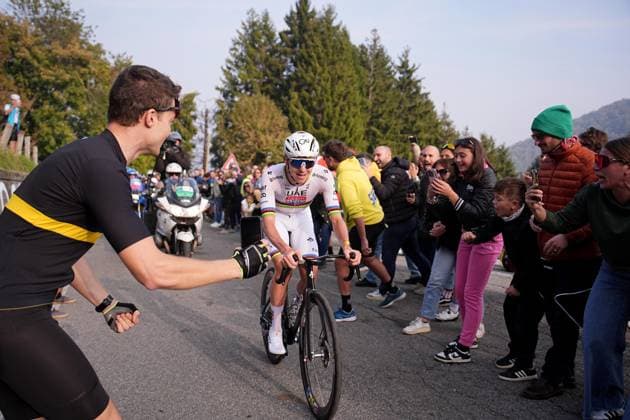 POGACAR Tadej during the 119th edition of the Il Lombardia, Tour of Lombardy cycling race, a 241 km one day race from Como to Bergamo on October 11, 2025, Italy.  Copyright: xMarcoxAlpozzi LaPressex