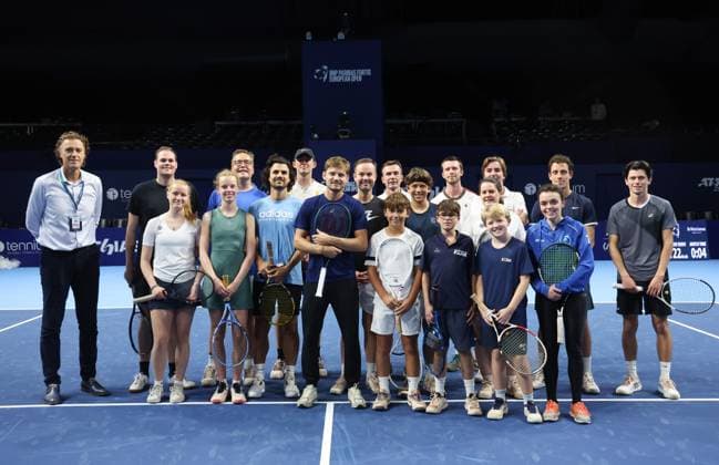 Tennis, ATP tournament in Brussels, media event