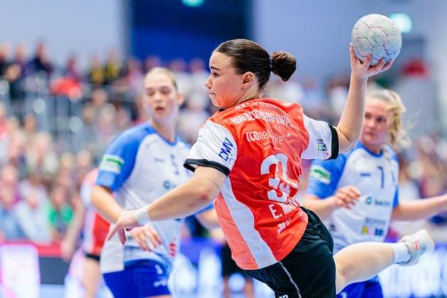 Elin Magnusdottir HSG Blomberg Lippe, 33 in goal GER, HSG Blomberg Lippe vs Sport Union Neckarsulm, Handball, 1 Bundesliga Women, Matchday 5, Season 2025 2026, 11 10 2025 GER, HSG Blomberg Lippe vs Sport Union Neckarsulm, Handball, 1 Bundesliga Women, Matchday 5, Season 2025 2026, 11 10 2025 Blomberg Copyright: xEibner-Pressefoto JanxRollingerx EP_JSK