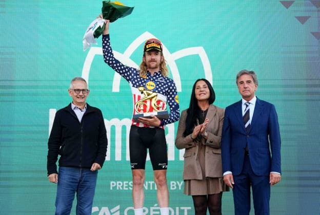 SIMMONS Quinn during the 119th edition of the Il Lombardia, Tour of Lombardy cycling race, a 241 km one day race from Como to Bergamo on October 11, 2025, Italy.  Copyright: xGianxMattiaxD Alberto LaPressex