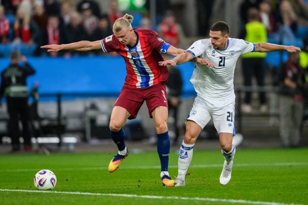 Football, World Cup Qualifier, Norway - Israel