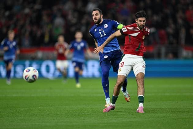 Tigran Barse?yan (Armenia) during the UEFA European 2026 - Qualifying round - Matchday 7 between Hungary vs. Armenia on 11 October 2025 at the Puskas Arena, Budapest, Hungary  Copyright: xVincenzoxOrlando IPAxSportx xipa-agency.netx xx IPA_66434036 IPA_Agency_IPA66434036