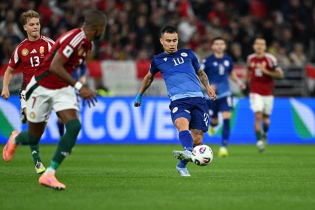 Lucas Zelarayan (Armenia) during the UEFA European 2026 - Qualifying round - Matchday 7 between Hungary vs. Armenia on 11 October 2025 at the Puskas Arena, Budapest, Hungary  Copyright: xVincenzoxOrlando IPAxSportx xipa-agency.netx xx IPA_66434044 IPA_Agency_IPA66434044