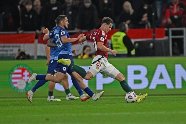 Alex Toth (Hungary) durduring the UEFA European 2026 - Qualifying round - Matchday 7 between Hungary vs. Armenia on 11 October 2025 at the Puskas Arena, Budapest, Hungary  Copyright: xVincenzoxOrlando IPAxSportx xipa-agency.netx xx IPA_66434324 IPA_Agency_IPA66434324