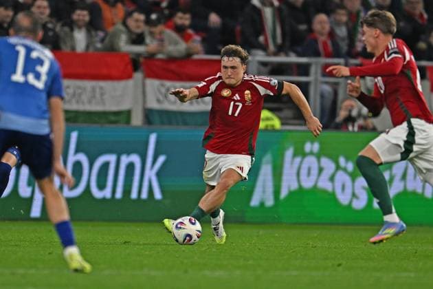 Callum Styles (Hungary) during the UEFA European 2026 - Qualifying round - Matchday 7 between Hungary vs. Armenia on 11 October 2025 at the Puskas Arena, Budapest, Hungary  Copyright: xVincenzoxOrlando IPAxSportx xipa-agency.netx xx IPA_66435973 IPA_Agency_IPA66435973