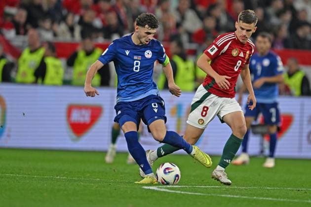 ?duard Spercjan (Armenia) during the UEFA European 2026 - Qualifying round - Matchday 7 between Hungary vs. Armenia on 11 October 2025 at the Puskas Arena, Budapest, Hungary  Copyright: xVincenzoxOrlando IPAxSportx xipa-agency.netx xx IPA_66436110 IPA_Agency_IPA66436110