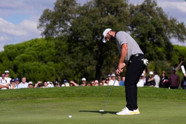 October 11, 2025, Madrid, Madrid, Spain: Jon Rahm of Spain during the Open de EspaoÂ±a presented by Madrid, R3, golf tournament of DP World Tour at Club de Campo Villa de Madrid on October 11, 2025, in Madrid, Spain. Madrid Spain - ZUMAa181 20251011_zaa_a181_129 Copyright: xDennisxAgyemanx