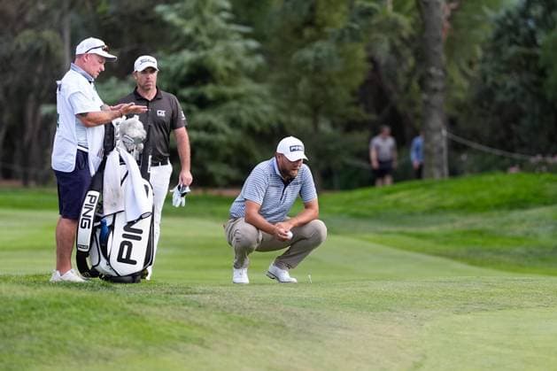 October 11, 2025, Madrid, Madrid, Spain: Daniel Brown of England during the Open de EspaoÂ±a presented by Madrid, R3, golf tournament of DP World Tour at Club de Campo Villa de Madrid on October 11, 2025, in Madrid, Spain. Madrid Spain - ZUMAa181 20251011_zaa_a181_142 Copyright: xDennisxAgyemanx