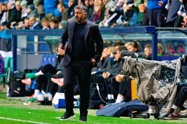 Gennaro Gattuso head coach of Italy during Qualifiers - Estonia vs Italy, FIFA World Cup, WM, Weltmeisterschaft, Fussball match in Tallin, Estonia, October 11 2025  Copyright: xEmmanuelexMastrodonato IPAxSportx xipa-agency.netx xx IPA_66438565 IPA_Agency_IPA66438565