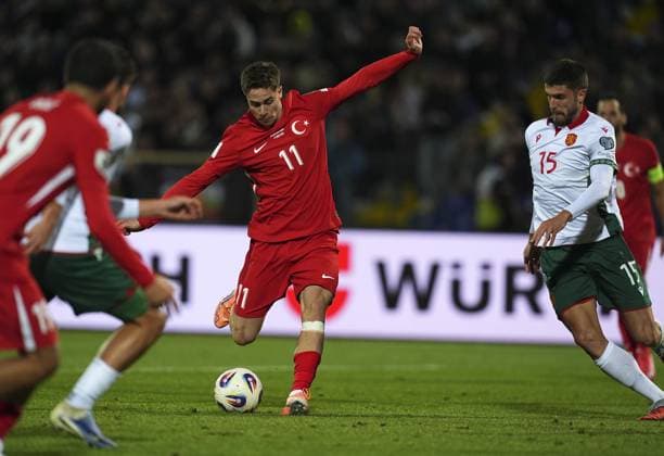 Bulgaria v Turkiye - 2026 FIFA World Cup, WM, Weltmeisterschaft, Fussball European Qualifiers SOFIA, BULGARIA - OCTOBER 11: Kenan Yildiz of Turkiye competes during the 2026 FIFA World Cup European Qualifier Group E match between Bulgaria and Turkiye at Vasil Levski National Stadium in Sofia, Bulgaria on October 11, 2025. Mehmet Emin Menguarslan Anadolu Sofia Bulgaria. Editorial use only. Please get in touch for any other usage.  Copyright: x2025xAnadoluxMehmetxEminxMenguarslanx