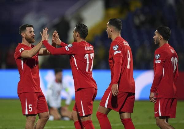 Bulgaria v Turkiye - 2026 FIFA World Cup, WM, Weltmeisterschaft, Fussball European Qualifiers SOFIA, BULGARIA - OCTOBER 11: Irfan Can Kahveci (17) of Turkiye celebrates after a goal during the 2026 FIFA World Cup European Qualifier Group E match between Bulgaria and Turkiye at Vasil Levski National Stadium in Sofia, Bulgaria on October 11, 2025. Mehmet Emin Menguarslan Anadolu Sofia Bulgaria. Editorial use only. Please get in touch for any other usage.  Copyright: x2025xAnadoluxMehmetxEminxMenguarslanx