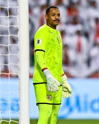 UNITED ARAB EMIRATES v OMAN-2026 FIFA World Cup, WM, Weltmeisterschaft, Fussball ASIAN QUALIFIER PLAYOFFS Ibrahim Saleh Al Mukhaini of Oman in action during the FIFA World Cup 2026 AFC Asian qualifiers playoffs group A match between United Arab Emirates and Oman at Jassim Bin Hamad Stadium in Doha, Qatar, on October 11, 2025. DOHA Qatar Copyright: xNOUSHADx