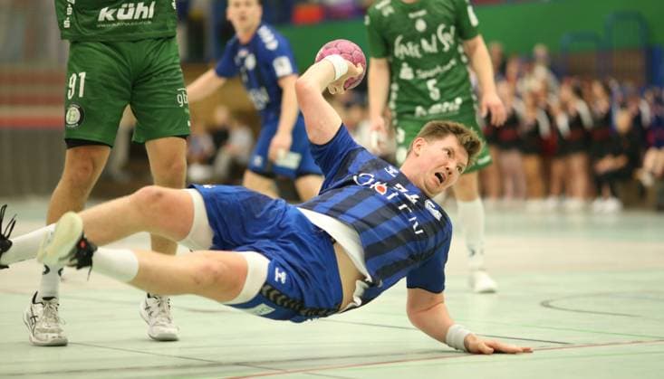 Handball, Season 2025 2026, 3 Liga, Staffel Nord Ost HG Hamburg Barmbek Eintracht Hildesheim Recording date October 11, 2025 Max Linus Dede Barmbek Wandsbek Hamburg
