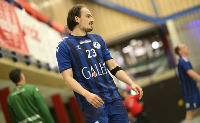 Handball, Season 2025 2026, 3 Liga, Staffel Nord Ost HG Hamburg Barmbek Eintracht Hildesheim Recording date October 11, 2025 Justin Kaminski Barmbek Wandsbek Hamburg