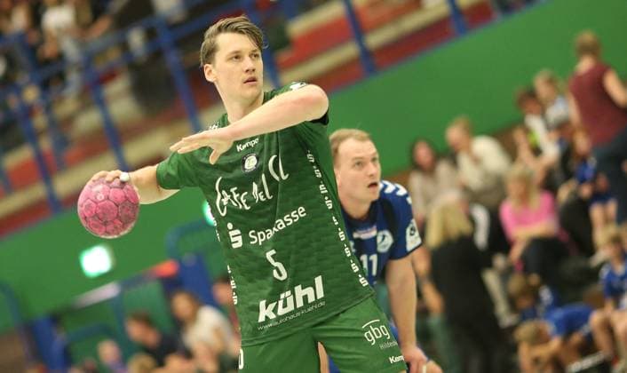 Handball, Season 2025 2026, 3 Liga, Staffel Nord Ost HG Hamburg Barmbek Eintracht Hildesheim Recording date October 11, 2025 Piet Möller Eintracht Wandsbek Hamburg