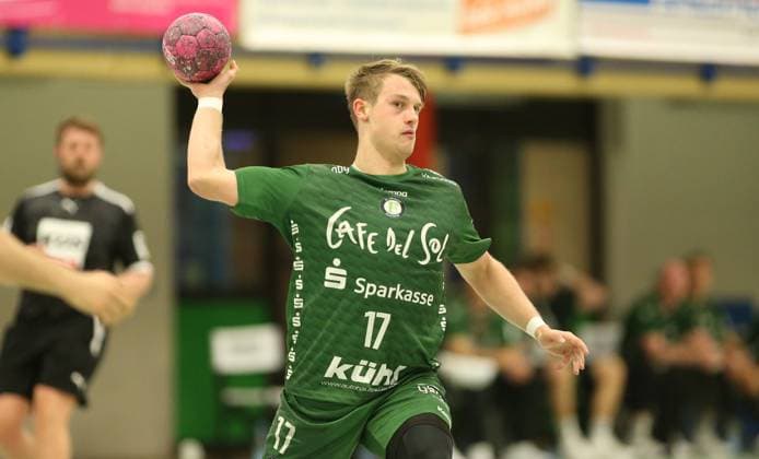 Handball, Season 2025 2026, 3 Liga, Staffel Nord Ost HG Hamburg Barmbek Eintracht Hildesheim Recording date October 11, 2025 Philipp Wäger Hildesheim Wandsbek Hamburg