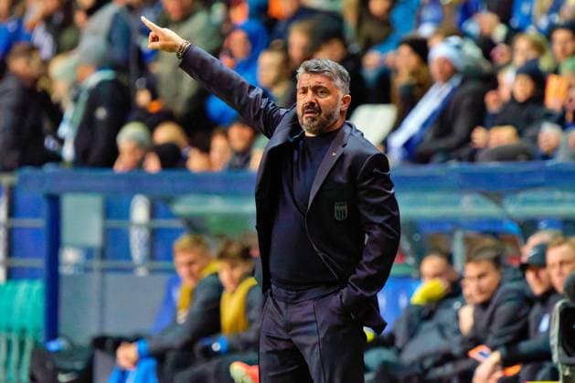 CALCIO - FIFA Mondiali - Qualifiers - Estonia vs Italy Gennaro Gattuso head coach of Italy during Qualifiers - Estonia vs Italy, FIFA World Cup, WM, Weltmeisterschaft, Fussball match in Tallin, Estonia, October 11 2025 Tallin Estonia  Copyright: xIPAxSport ABACAx