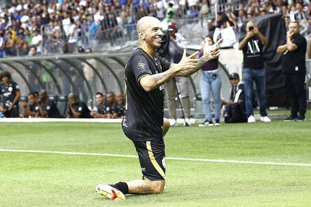 RECORD DATE NOT STATED Challenge of giants - mineirao 60 years Belo Horizonte (MG), 10 11 2025 - Football Ronaldinho s team x Alex s team - Tardelli during the commemorative match between Ronaldinho s team and Alex s team, a friendly match in celebration of Mineirao s 60th anniversary, held at Minas Arena (Mineirao), this Saturday (11) at 4:00 pm (Brasilia time). Minas Gerais Brasil Copyright: xEvandroxOliveirax