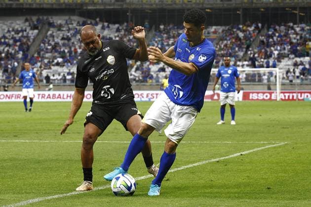 RECORD DATE NOT STATED Challenge of giants - mineirao 60 years Belo Horizonte (MG), 10 11 2025 - Football Ronaldinho s Team x Alex s Team - Egidio during the commemorative match between Ronaldinho s Team and Alex s Team, a friendly match celebrating Mineirao s 60th anniversary, held at Minas Arena (Mineirao), this Saturday (11) at 4:00 pm (Brasilia time). Minas Gerais Brasil Copyright: xEvandroxOliveirax