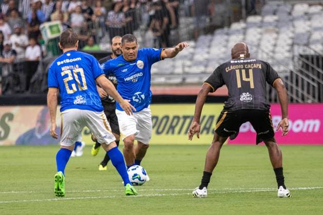 Challenge of giants - mineirao 60 years Belo Horizonte (MG), 10 11 2025 - Football Ronaldinho s Team x Alex s Team - Marcelo Ramos during the commemorative match between Ronaldinho s Team and Alex s Team, a friendly match celebrating Mineirao s 60th anniversary, held at Minas Arena (Mineirao), this Saturday (11) at 4:00 pm (Brasilia time). Minas Gerais Brasil Copyright: xPATYxGUEDESx
