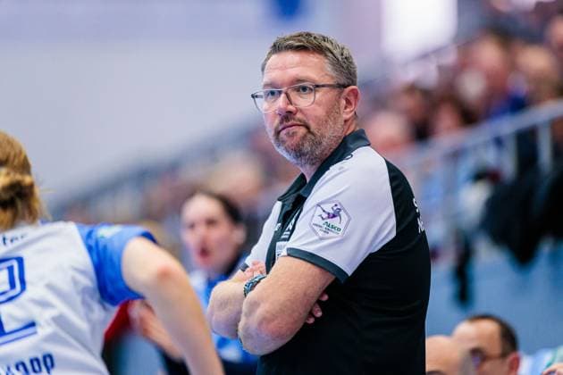 Thomas Zeitz Sport Union Neckarsulm, Coach is disappointed dissatisfied GER, HSG Blomberg Lippe vs Sport Union Neckarsulm, Handball, 1 Bundesliga Women, Matchday 5, Season 2025 2026, 11 10 2025 GER, HSG Blomberg Lippe vs Sport Union Neckarsulm, Handball, 1 Bundesliga Women, Matchday 5, Season 2025 2026, 11 10 2025 Blomberg Copyright: xEibner-Pressefoto JanxRollingerx EP_JSK