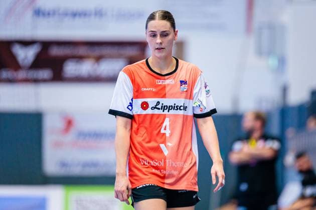 Andrea Jacobsen HSG Blomberg Lippe, 04 GER, HSG Blomberg Lippe vs Sport Union Neckarsulm, Handball, 1 Bundesliga Women, Matchday 5, Season 2025 2026, 11 10 2025 GER, HSG Blomberg Lippe vs Sport Union Neckarsulm, Handball, 1 Bundesliga Women, Matchday 5, Season 2025 2026, 11 10 2025 Blomberg Copyright: xEibner-Pressefoto JanxRollingerx EP_JSK