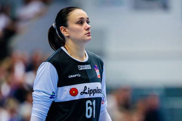 Nicole Roth HSG Blomberg Lippe, 61 GER, HSG Blomberg Lippe vs Sport Union Neckarsulm, Handball, 1 Bundesliga Women, Matchday 5, Season 2025 2026, 11 10 2025 GER, HSG Blomberg Lippe vs Sport Union Neckarsulm, Handball, 1 Bundesliga Women, Matchday 5, Season 2025 2026, 11 10 2025 Blomberg Copyright: xEibner-Pressefoto JanxRollingerx EP_JSK