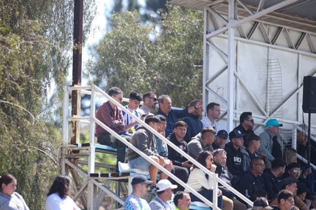 Futbol, Magallanes vs Santiago Morning. Fecha 27, Liga de Ascenso 2025. Ruud van Nistelrooy es fotografiado durante el partido de la liga de ascenso entre Magallanes contra Santiago Morning disputado en el estadio Municipal de San Bernardo en Santiago, Chile. 11 10 2025 Javier Dibiagio Magallanes via Photosport Football, Magallanes vs Santiago Morning. 27th turn, 2025 Promotion to first division league. Ruud van Nistelrooy is pictured during Promotion to first division league match between Magallanes against Santiago Morning held at Municipal de San Bernardo stadium in Santiago, Chile. 11 10 2025 Javier Dibiagio Magallanes via Photosport Magallanes vs Santiago Morning, primera B 2025 