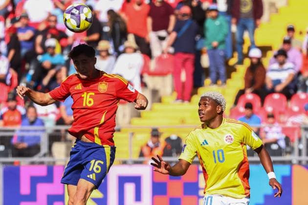 Football, U20 World Cup, Spain - Colombia