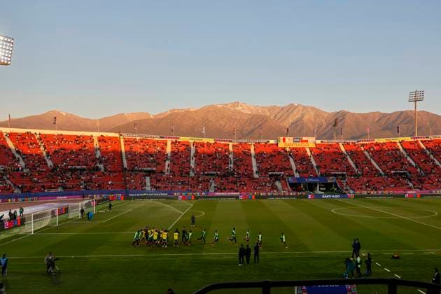 Futbol, Mexico vs Argentina. Mundial sub 20, Chile 2025. El equipo de Mexico es fotografiado antes de un partido de eliminacion directa de los cuartos de final del mundial sub 20 contra Argentina disputado en el estadio Nacional de Santiago, Chile. 11 10 2025 Andres Pina Photosport Football, Mexico vs Argentina. U-20 World Cup Championship. Mexico™s team are pictured prior to a U-20 World Cup, quarter final knock out match, against Argentina at the Nacional stadium in Santiago, Chile. 11 10 2025 Andres Pina Photosport Mexico vs Argentina, mundial sub 20 Chile 2025 