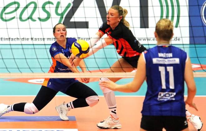 Volleyball, Women, VBL, ETV Hamburger Volksbank Volleys - Allianz MTV Stuttgart