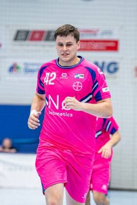 2. Handball Bundesliga; TV Hüttenberg - TSV Bayer Dormagen, 11.10.25 Jan Schmidt (TSV Bayer Dormagen, 42) 2. Handball Bundesliga; TV Hüttenberg - TSV Bayer Dormagen: Hüttenberg, 11.10.25 Copyright: xBEAUTIFULxSPORTS Roeczeyx
